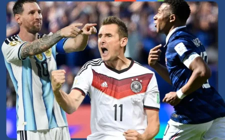 Messi égalise Klose avec 16 buts — Classement Coupe Du Monde