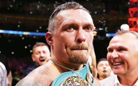 Oleksandr Usyk Urges June 10 Talks at Washington Summit