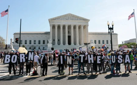 Trump Faces Supreme Court Birthright Citizenship In The United States Ruling