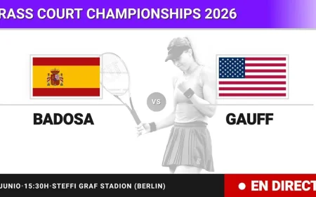 Paula Badosa Faces Coco Gauff at 15:30 in Grass Court Championships