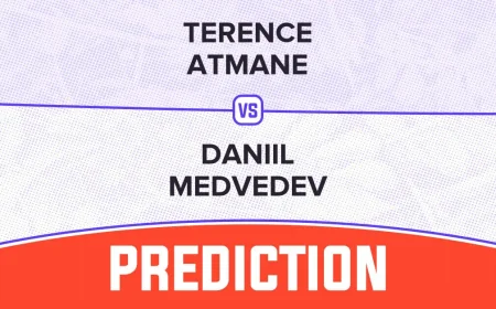 Medvedev Holds 81% Edge Over Atmane at Terra Wortmann Open
