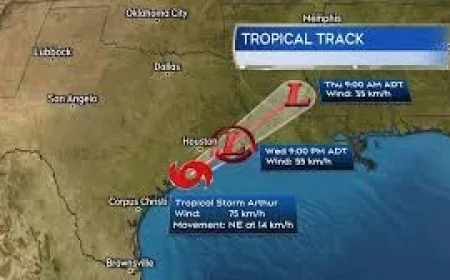 Arthur Forms as Tropical Storm, Triggers Gulf Coast Flood Threat