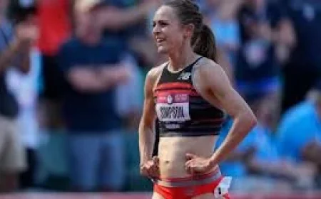 Jenny Simpson Hospitalized After Raleigh Collapse — Olympic Runner Jenny Simpson Emergency
