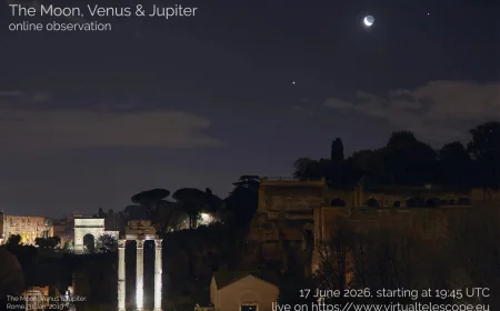 Three-planet parade forms after sunset June 12 — Star Above The Moon Tonight