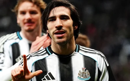 Tottenham Target Tonali in Summer Move — Who Won The Football