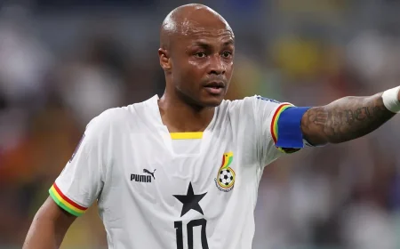 Andre Ayew Misses Ghana’s 26-Man World Cup Squad