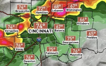 Tornado Warning Cincinnati Covers Hamilton, Butler and Clermont Counties