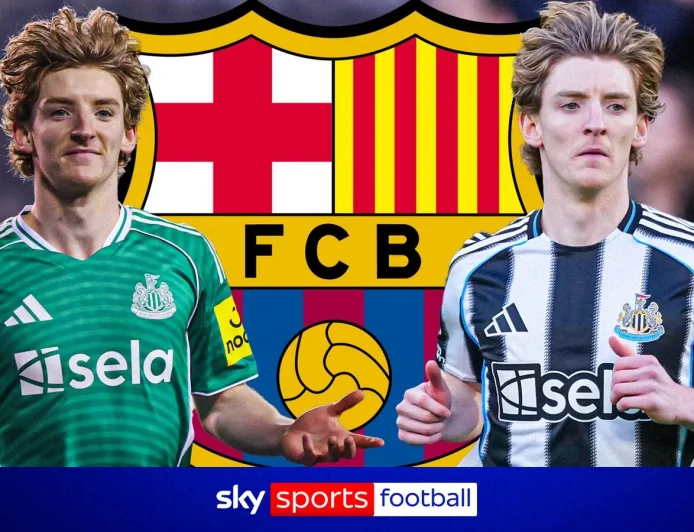 Anthony Gordon Joins Barcelona for £69.3m — Man U Transfer News