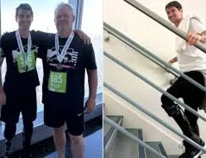 Benjamin Hall completes 104-story One World Trade Center climb