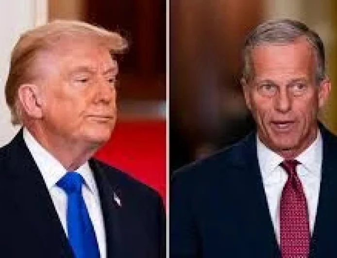 Trump Demands Thune Fire Parliamentarian Over $72 Billion Bill