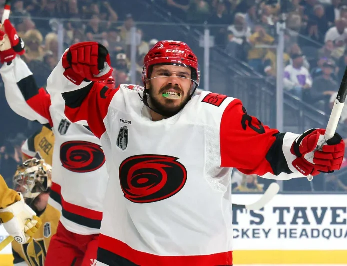 Aho, Svechnikov Push Knights Vs Hurricanes Fight in Game 3