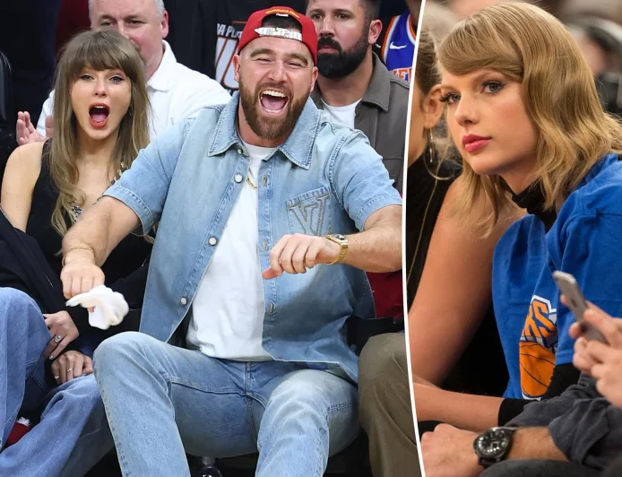 Taylor Swift Knicks: Swift attends Game 4 at MSG in Stevie shirt