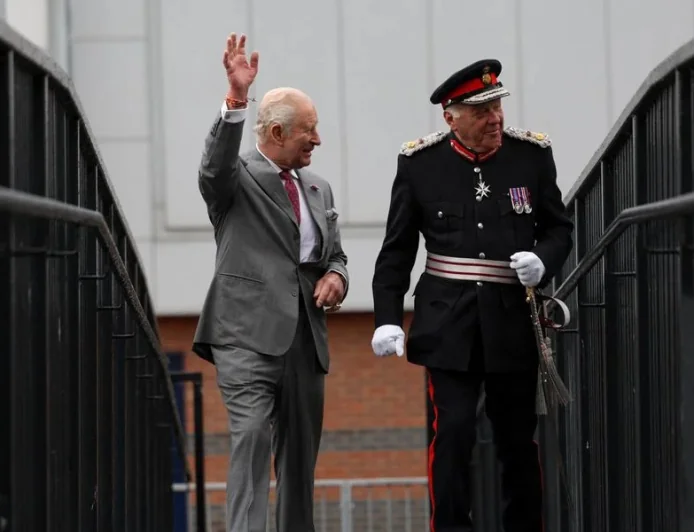 King Charles Grimsby Town Visit Gets 'Alright Darling?' Reply