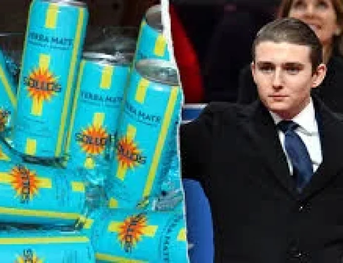 Barron Trump backs SOLLOS launch, 12-pack retails for $39