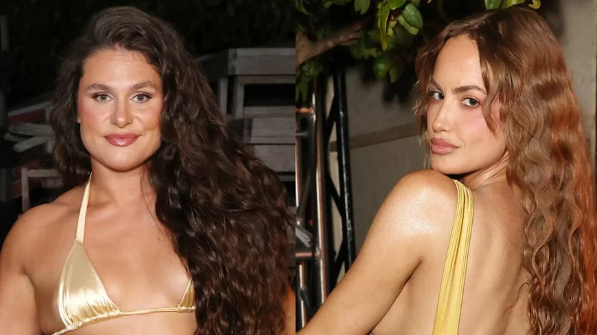 Ilona Maher and Haley Baylee Turn SI Swimsuit Finale into Water Leap