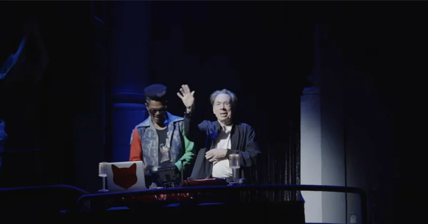 Andre De Shields Shares the Spotlight as Lloyd Webber DJs on West 44th Street