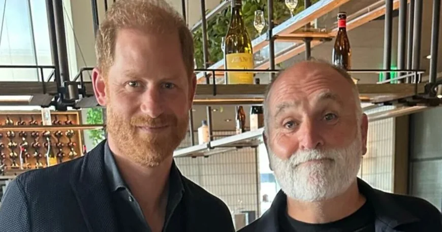 Prince Harry Attends José Andrés Launch in Los Angeles — Harry Solo Night La