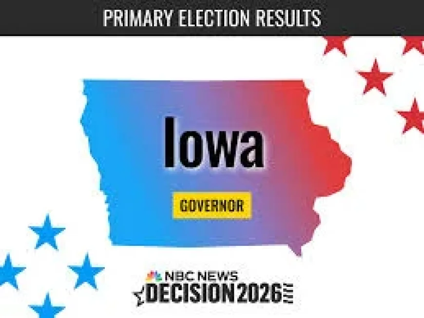 Rob Sand Votes in Des Moines as Iowa Primary Results Begin