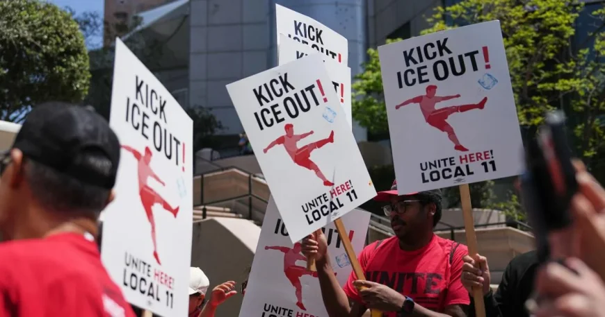 2,000 SoFi Stadium workers vote on strike before World Cup opener La Times