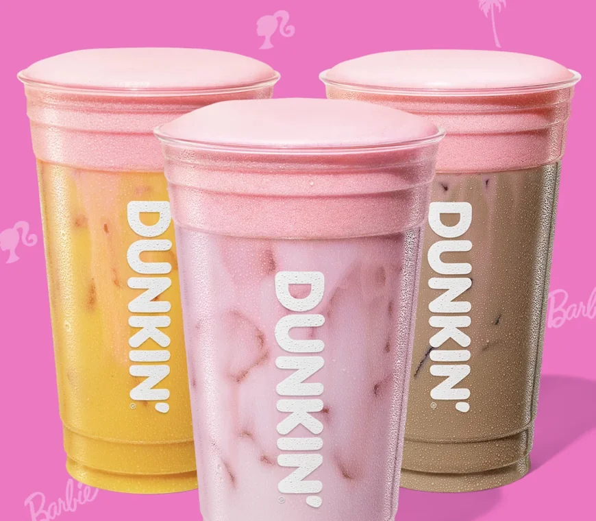 Dunkin Releases New Pink Summer Drinks Featuring A Barbie Collaboration