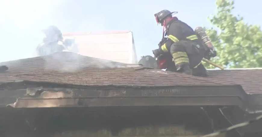 North Shore Fire Battles 70-Responder Milwaukee Fire at Lydell Ave.