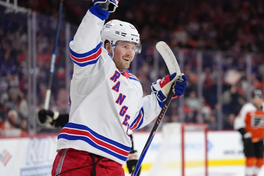 Alexis Lafrenière Ties Career High With 57 Points in 82 Games
