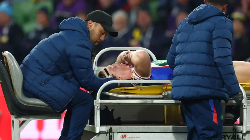 Phoenix Crossland Taken to Hospital After Five-Minute Head Clash