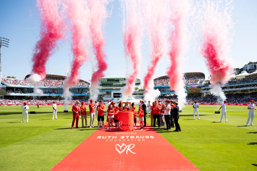 Andrew Strauss Leads #RedForRuth Support as Lord's Raises Cancer Funds