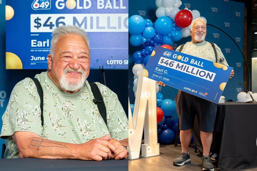 Earl Giesbrecht Wins $46-Million Lotto 6/49 Jackpot in Manitoba — Lotto 6/49 Winner Manitoba