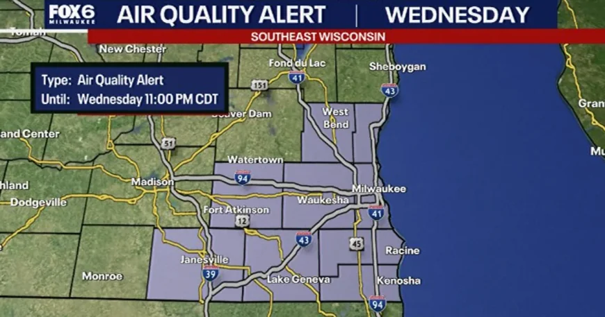 National Weather Service Issues 9-County Alert — Why Is The Air Quality Bad Today