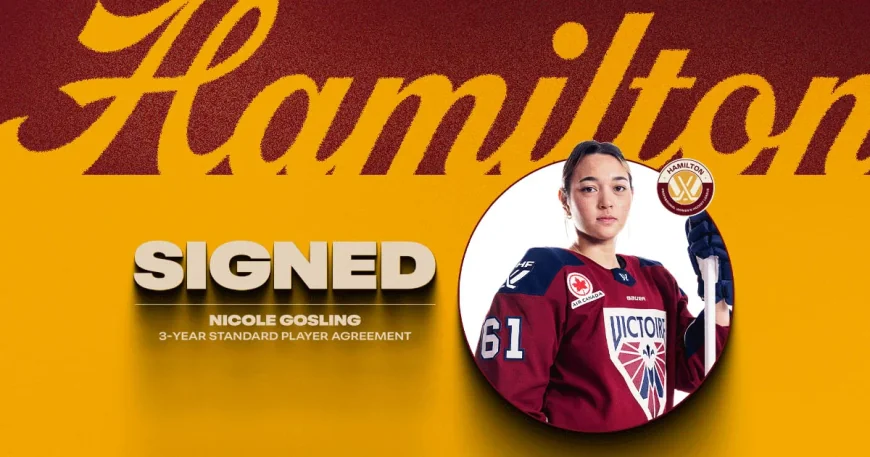 Nicole Gosling Signs Through 2028-29 With PWHL Hamilton