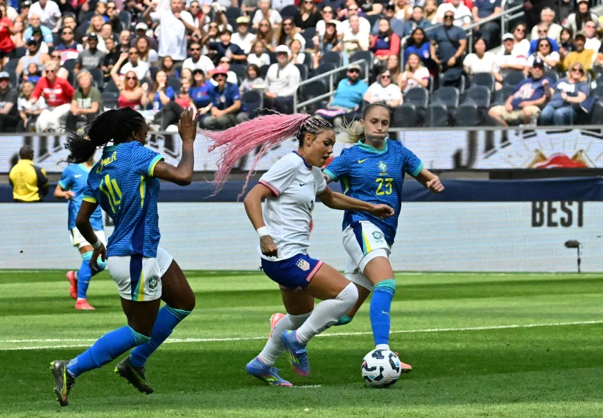 Emma Hayes Leads Brazil Vs Usa Road Test in São Paulo