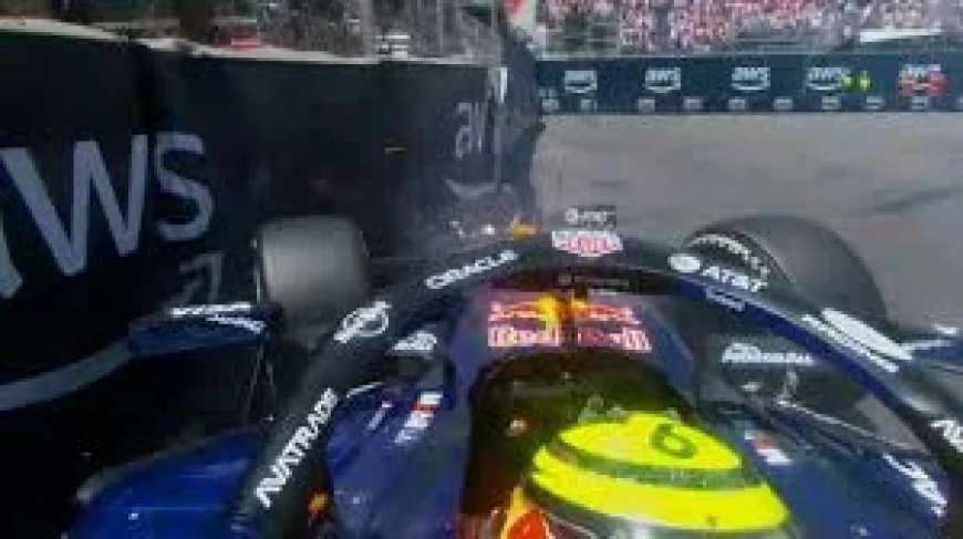 Hadjar F1 Crash Ends Monaco FP1 With 25 Minutes Left