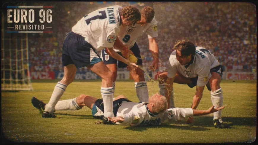 Paul Gascoigne Strikes Wembley Winner for England in Euro 96