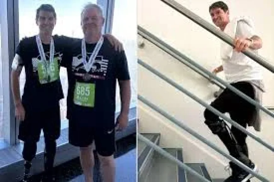 Benjamin Hall completes 104-story One World Trade Center climb