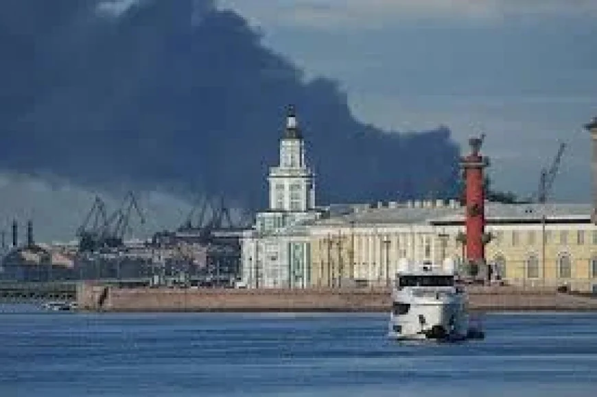 Ukraine Strikes St. Petersburg as Base Naval Comes Under Drone Fire