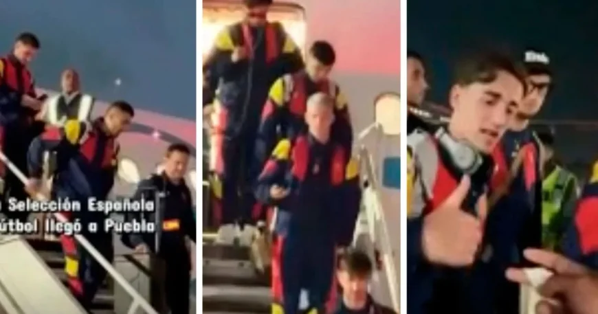 Spain Arrives in Puebla for Peru Vs España Before World Cup