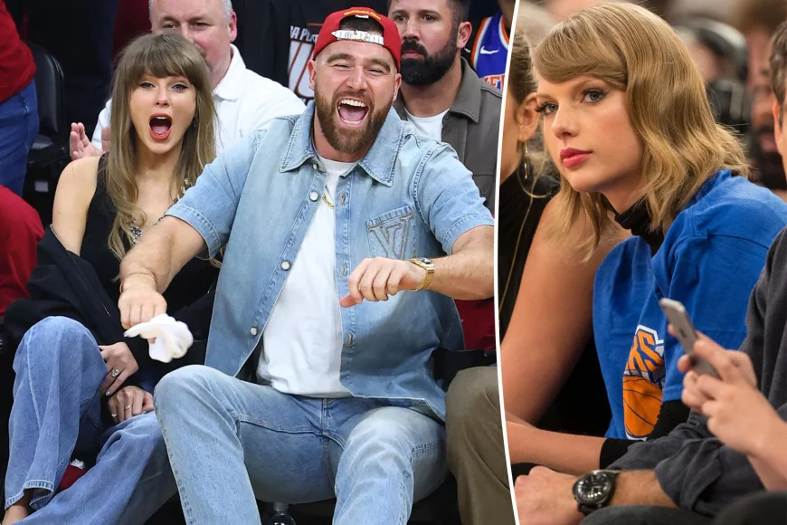 Taylor Swift Knicks: Swift attends Game 4 at MSG in Stevie shirt