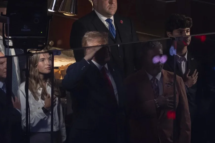 Trump Enters Game 3 Suite at Madison Square Garden - My Mayor Muslim