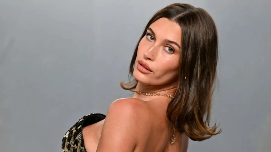Hailey Bieber Shares Rhode Beach Campaign Photos in Brown Bikini