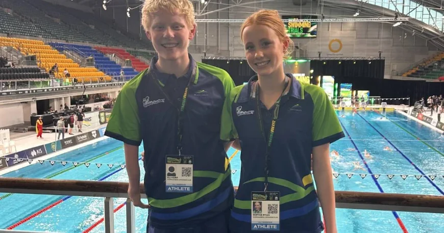 Kyle Chalmers and Sophie Ryan's 50-metre backstroke turn heads in Sydney