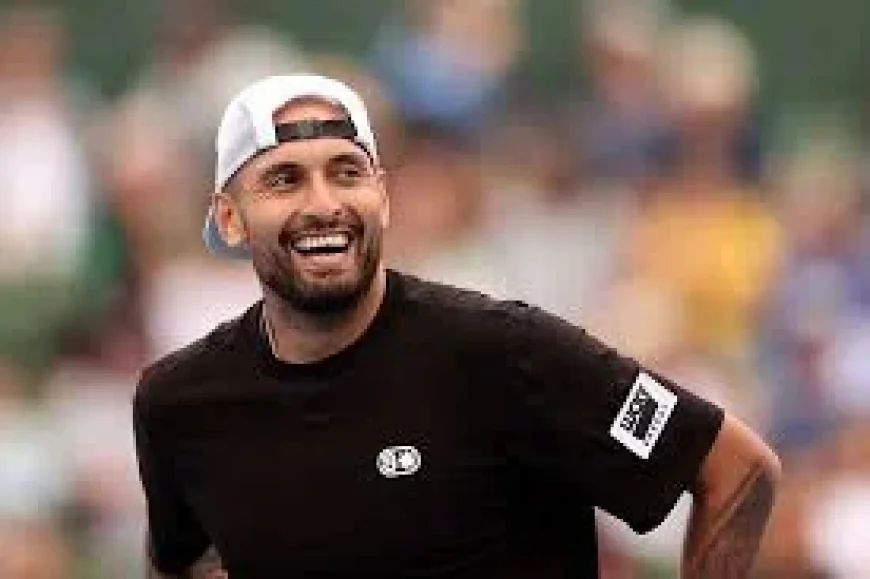 Kyrgios Beats Moutet for First Singles Win in 15 Months