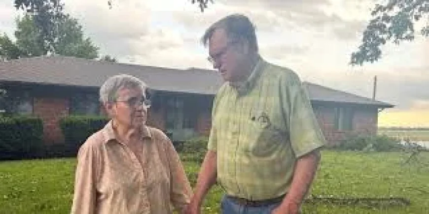 Barnett home near Lasalle County sees damage after 3 tornado reports