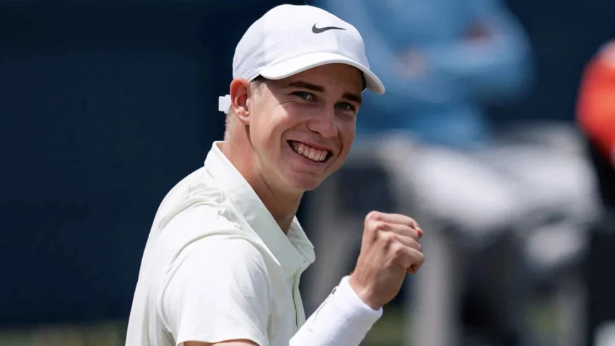 Thijs Boogaard Wins First ATP Match 6:3, 2:6, 6:4