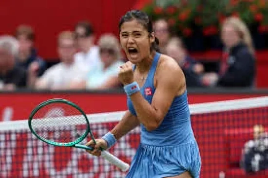 Raducanu Beats Blinkova 6-0, 6-3 at Queen's — Rakhimova