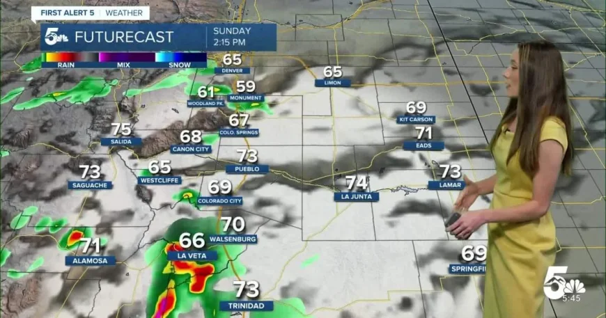 Colorado Springs Forecast Brings Sunday Afternoon Thunderstorms to Weather Washington Dc