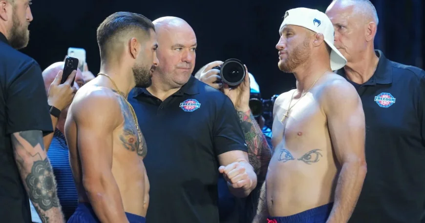Topuria Defends Title Against Gaethje at White House Ufc Today