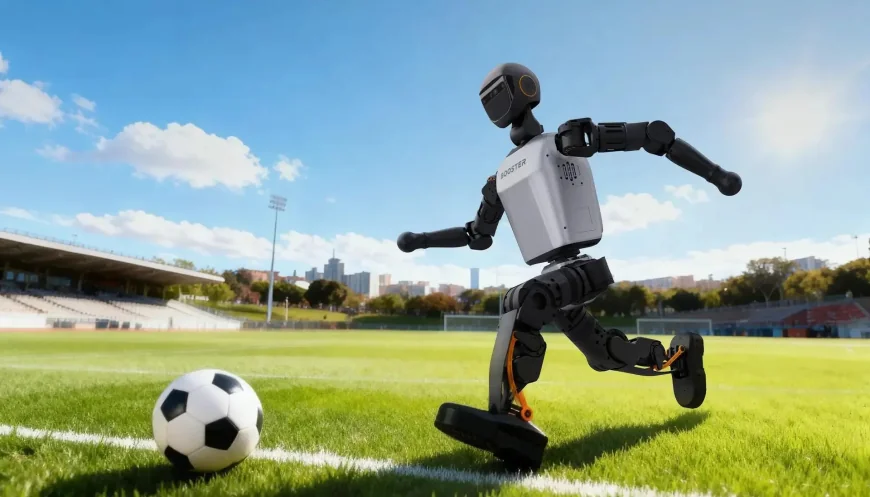 Boston Dynamics T1 Kicks Dent Lab Wall in Soccer Demo
