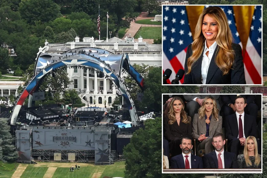 Melania Trump to attend White House UFC fight on South Lawn