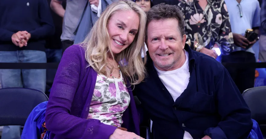 Michael J Fox and Tracy Pollan make rare courtside appearance at Game 4